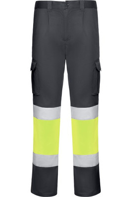 Roly HV9312 - DAILY STRETCH HV High-visibility multipocket long trousers