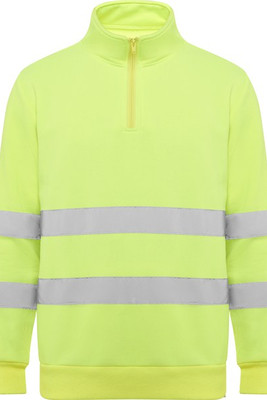 Roly HV9314 - SPICA Sweat haute visibilité avec  zip