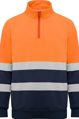 Roly HV9314 - SPICA Sweat haute visibilité avec  zip