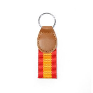 Stamina KO4080 - FLAG Polyester keyring with a flag design and PU reinforcement