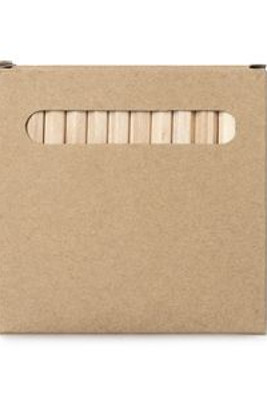KOEL Set of 12 wooden pencils in a recycled cardboard box - EgotierPro LA7996
