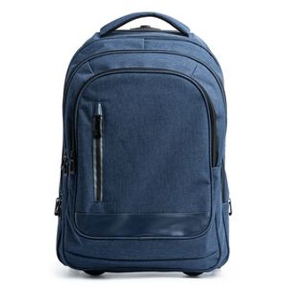 GARNES Wheel trolley backpack made of 300D heather polyester - EgotierPro MO7178