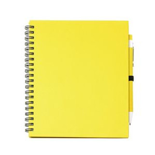 LEYNAX Spirálový kroužkový zápisník s hladkými listy a držákem na pero - EgotierPro NB7994