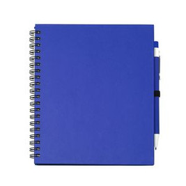 Stamina NB7994 - LEYNAX Carnet à spirale avec feuilles unies et emplacement pour stylo