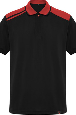 Roly PO8410 - SAMURAI Antibacterial short-sleeve polo shirt in a colour combination design