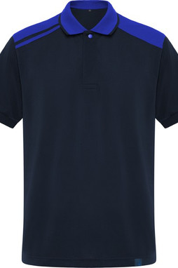 Roly PO8410 - SAMURAI Antibacterial short-sleeve polo shirt in a colour combination design