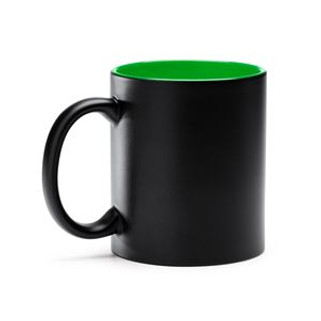 MACHA Ceramic mug ideal for laser marking with colour interior - EgotierPro TZ3997
