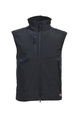 Mustaghata CARBONE - BodyWarmer Softshell für Männer 3 Schichten