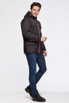 Barents ENERGY - JAS UNISEX OMKEERBAAR MET CAPUCHON EN CONTRASTERENDE RITS