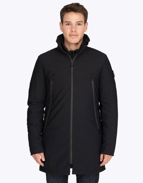 Mustaghata HAMPTON - GIACCA SOFTSHELL UNISEX CON CAPPUCCIO REMOVIBILE HooDDooH