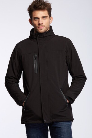 Mustaghata MONTERO - Softshell Jacke Unisex mit abnehmbarem Hood Hooddooh