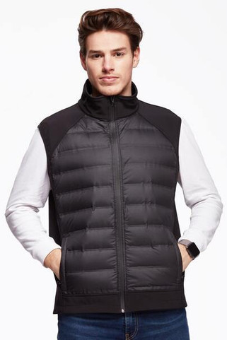 Mustaghata OMEGA - Hybrid Softshell-Down Bodywarmer