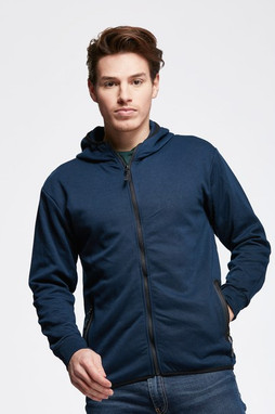 Mustaghata SLALOM - Breathable Polycotton Zipper Sweater with Laser-Cut Pockets