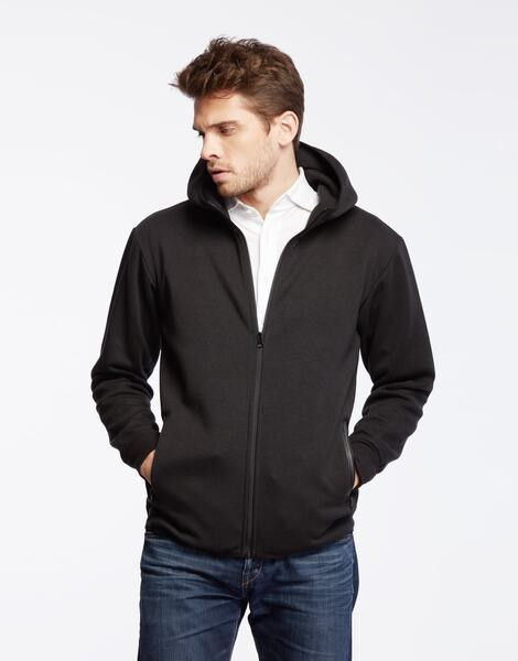 Mustaghata SLALOM - Breathable Polycotton Zipper Sweater with Laser-Cut Pockets