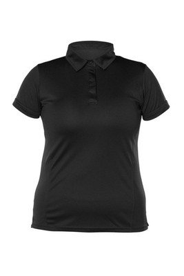 Blank Activewear L349 - Women's Short Sleeve Polo, 100% Polyester Interlock, Dry Fit