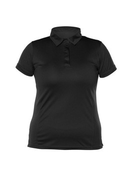Blank Activewear L349 - Women's Short Sleeve Polo, 100% Polyester Interlock, Dry Fit