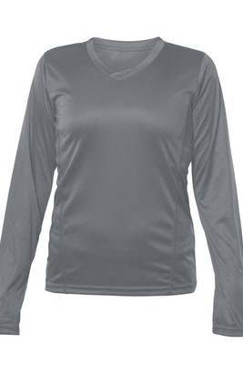 Blank Activewear L635 - T-shirt Femme Manches Longues V-Neck Performance