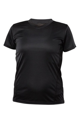 Blank Activewear L720 - T-shirt Femme V-Neck Performance Polyester Respirant