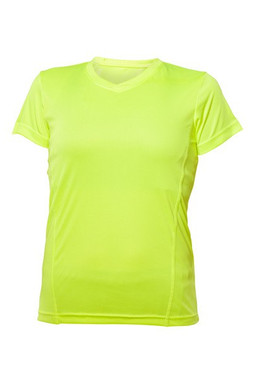 Blank Activewear L720 - T-shirt Femme V-Neck Performance Polyester Respirant