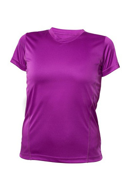 Blank Activewear L720 - T-shirt Femme V-Neck Performance Polyester Respirant