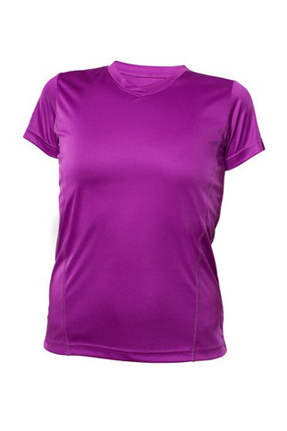 Blank Activewear L720 - T-shirt Femme V-Neck Performance Polyester Respirant