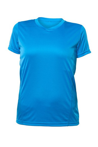 Blank Activewear L720 - T-shirt Femme V-Neck Performance Polyester Respirant