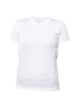Blank Activewear L720 - T-shirt Femme V-Neck Performance Polyester Respirant