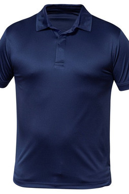 Blank Activewear M349 - Mens Short Sleeve Polo, 100% Polyester Interlock, Dry Fit
