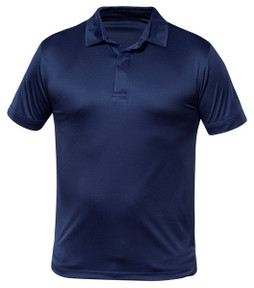Blank Activewear M349 - Mens Short Sleeve Polo, 100% Polyester Interlock, Dry Fit