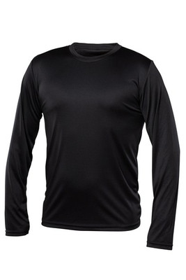 Blank Activewear M635 - Men's Long Sleeve T-Shirt, 100% Polyester Interlock, Dry Fit