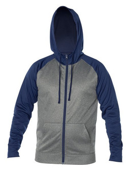 Blank Activewear ML444 - Hoodie Performance Unisexe à Capuche et Zip Intégral