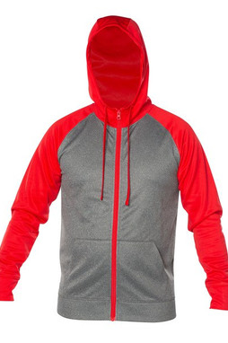 Blank Activewear ML444 - Hoodie Performance Unisexe à Capuche et Zip Intégral