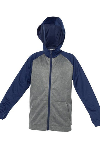 Blank Activewear Y444 - Hoodie Jeunesse Performance Zip Complet