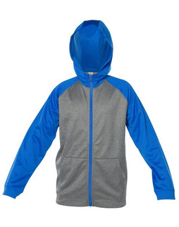 Blank Activewear Y444 - Hoodie Jeunesse Performance Zip Complet
