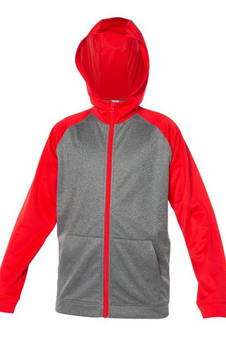 Blank Activewear Y444 - Hoodie Jeunesse Performance Zip Complet