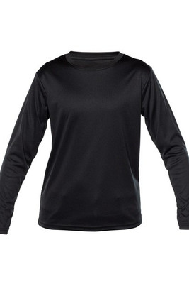 Blank Activewear Y635 - Youth Long Sleeve T-shirt, 100% Polyester Interlock, Dry Fit