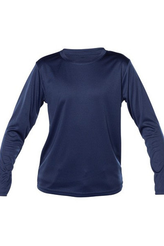 Blank Activewear Y635 - Youth Long Sleeve T-shirt, 100% Polyester Interlock, Dry Fit