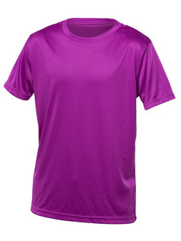 Blank Activewear Y720 - Youth Performance Dry Fit Short Sleeve T-shirt