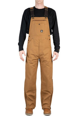 Berne B1067 - Mens Slab Unlined Duck Bib Overall