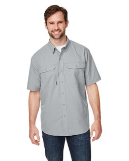 Dri Duck 4445DD - Mens Crosswood Dobby Short-Sleeve Woven Shirt