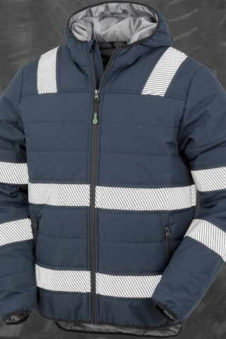 Result RS500X - High visibility jacket in recycled polyester