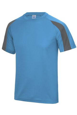 JUST COOL JC003 - Tee-shirt de sport contrasté