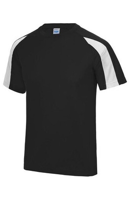 JUST COOL JC003 - Miesten Urheilullinen Kontrastipaita