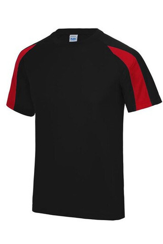 JUST COOL JC003 - Herrarnas Kontrast Sporttröja med UV-skydd