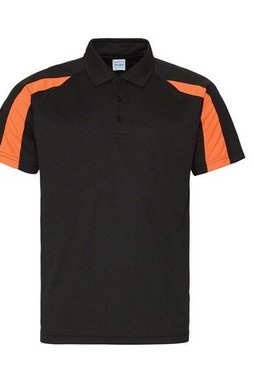 JUST COOL JC043 - Sporty UV-beskyttende Polo med Kontrastærmer