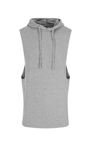 Just Cool JC053 - Just Cool Mens Sporty Sleeveless Hoodie with UV Protection