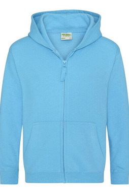 AWDIS JH050J - Comfortabele Gevoerde Hoodie met Rits