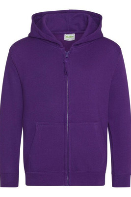 AWDIS JH050J - Sweat à Capuche avec Zip Invisible et Doublure