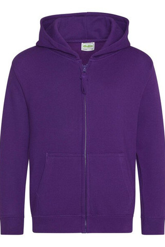 AWDIS JH050J - Comfortabele Gevoerde Hoodie met Rits