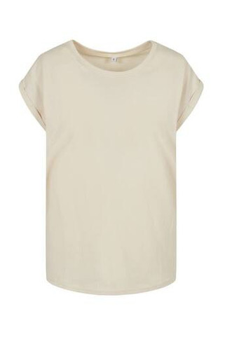 Build Your Brand BY021 - Womens Cotton Jersey T-Shirt with Folded Sleeves